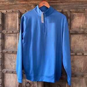 NWT: Peter Millar Crown Sport Men’s Zip Pullover, M
